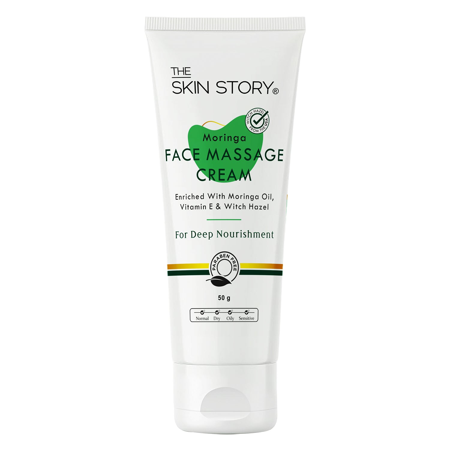 Moringa Face Massage Cream | Detoxifies & Nourishes Healthy Glow | 50g