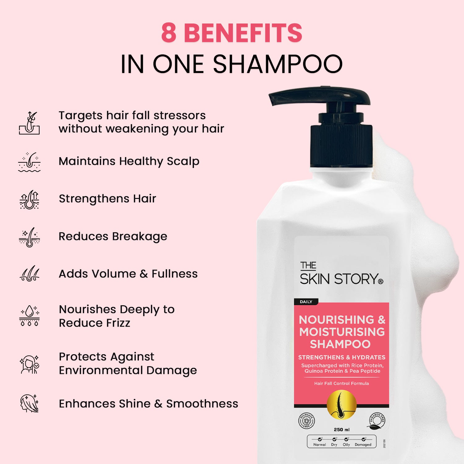 Hair Fall Control Nourishing & Moisturising Shampoo