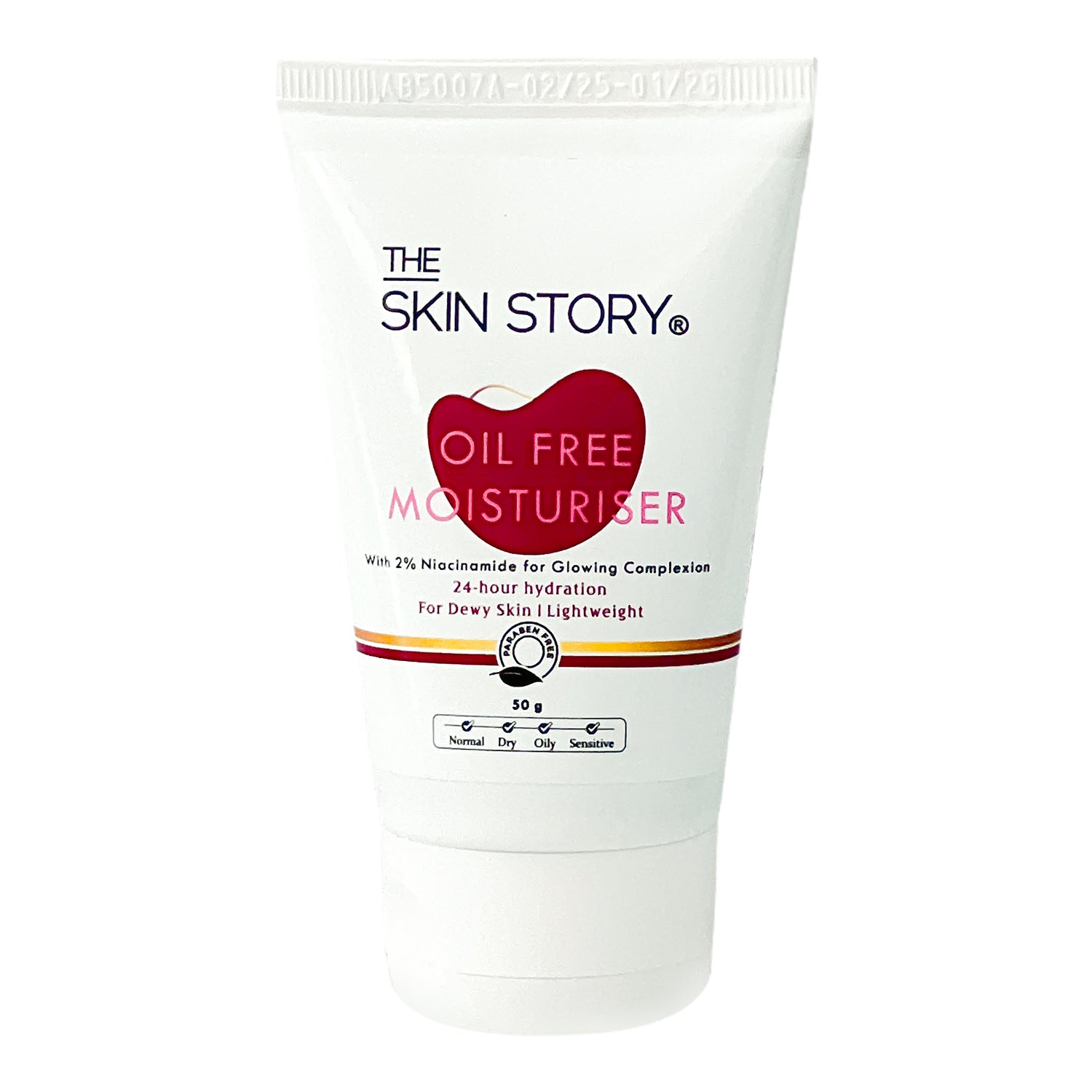 2% Niacinamide Oil Free Moisturiser for Glowing Complexion 24 hour hydration for plump dewy skin 50g