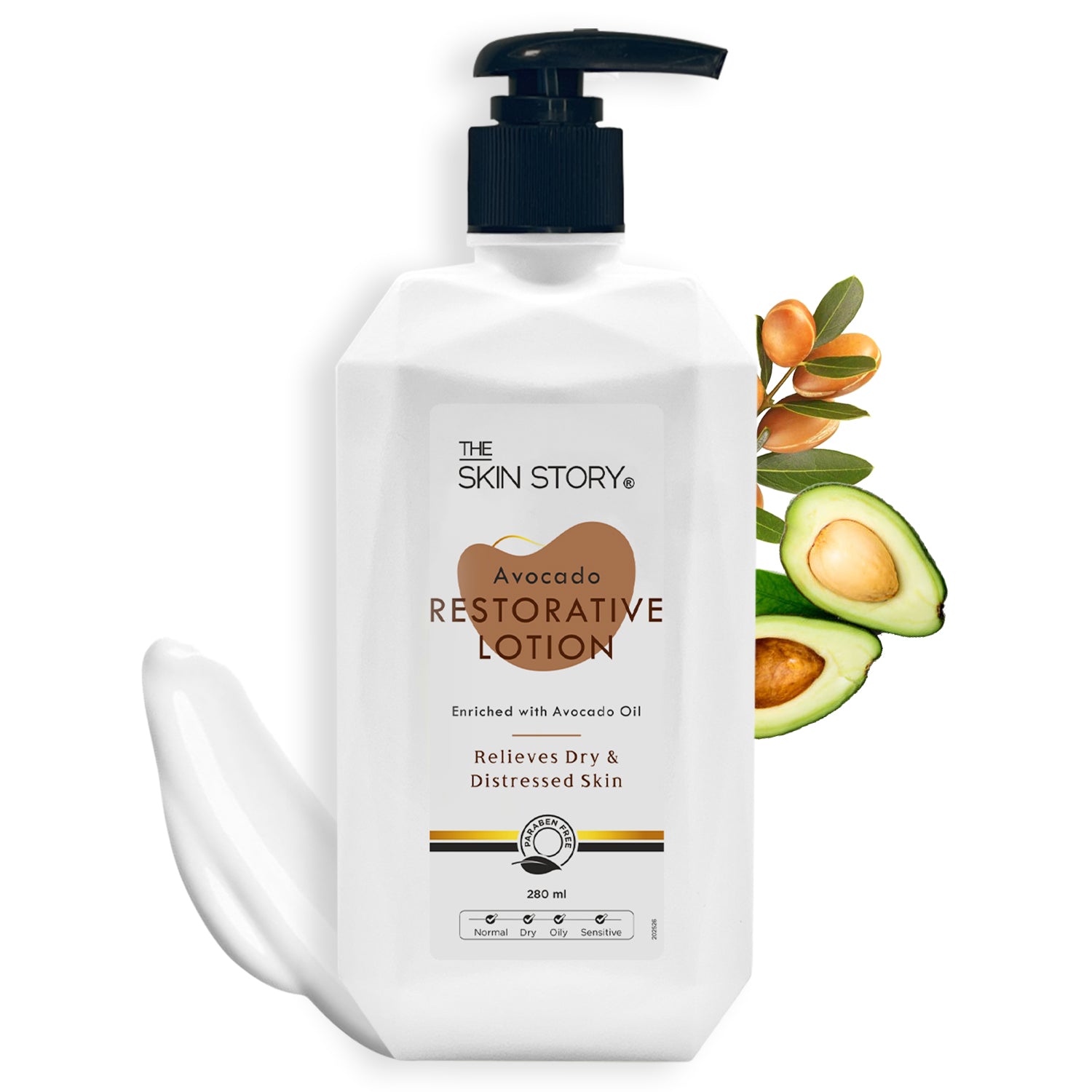 Avocado Restorative Lotion Intense Hydration for Dry Skin Shea Butter 280ml
