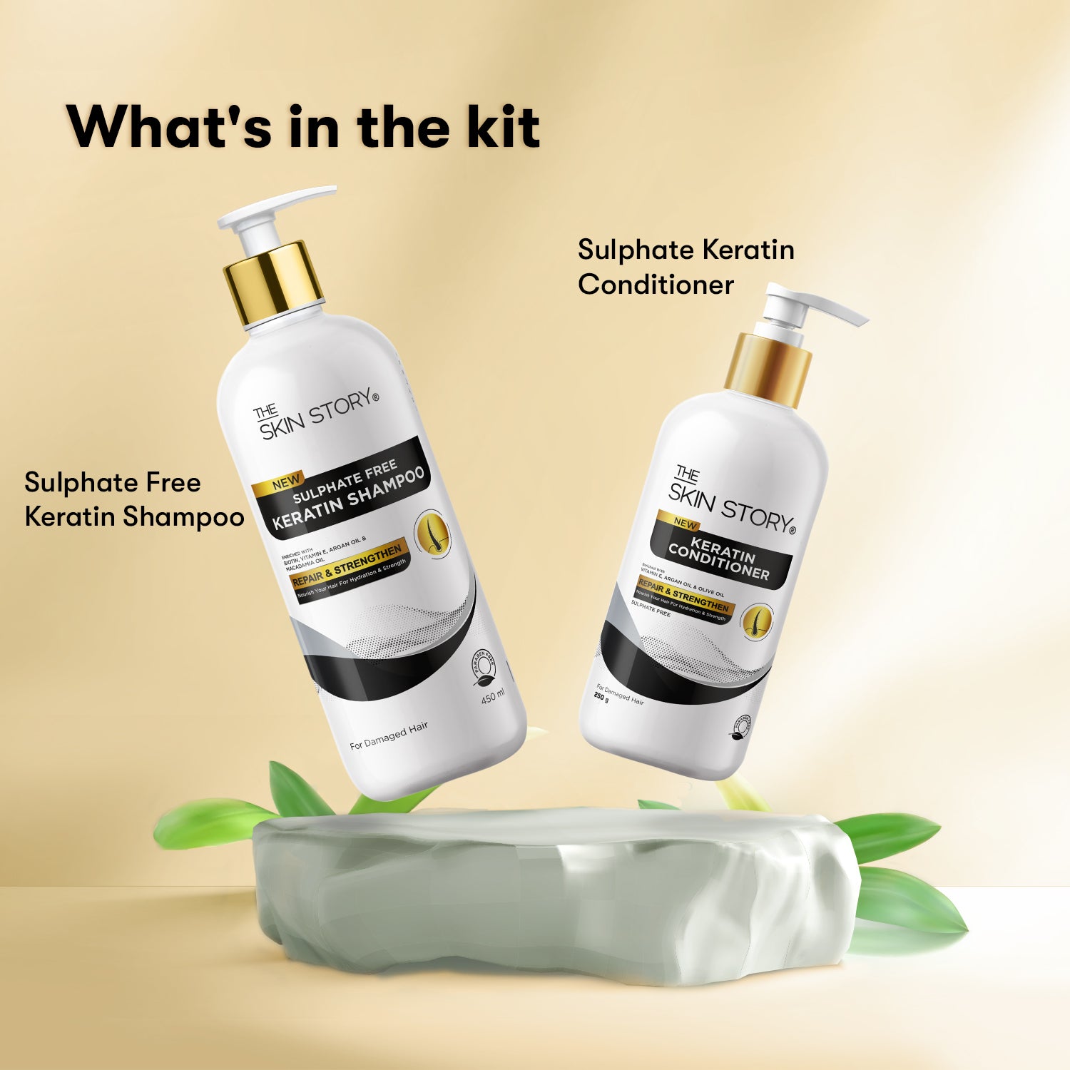 Sulphate Free Shampoo & Conditioner For Dry & Damaged Hair