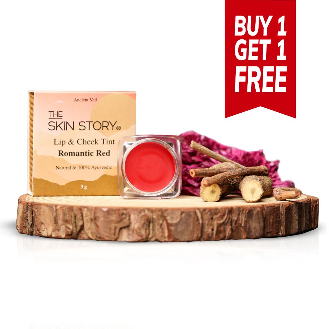 The Skin Story Lip & Cheek Tint Romantic Red, 3g