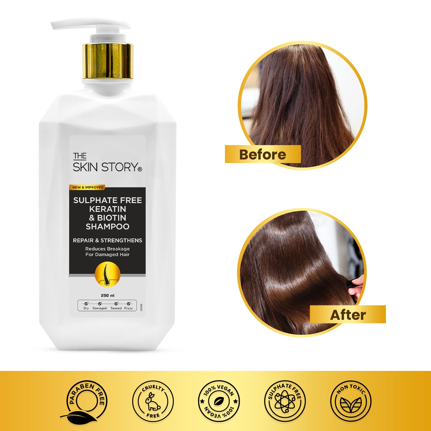 Sulphate Free Shampoo Damage Repair Duo