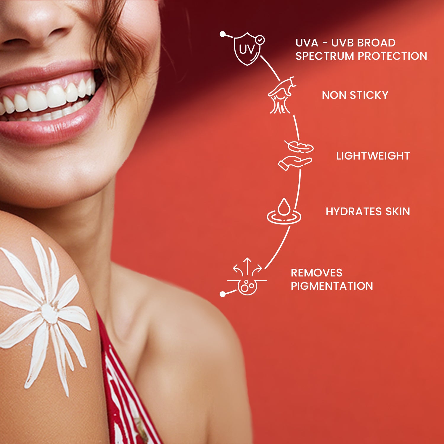 Glowing Skin Sunscreen SPF 30 PA++ | Brightens & Protects | Beetroot & Alpha Arbutin | 40g