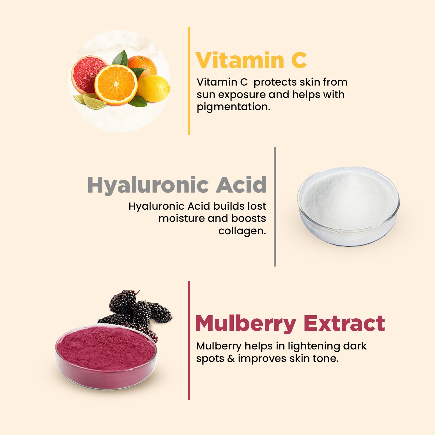 5 in 1 Daily Repair Face Serum | Vitamin C | 40ml