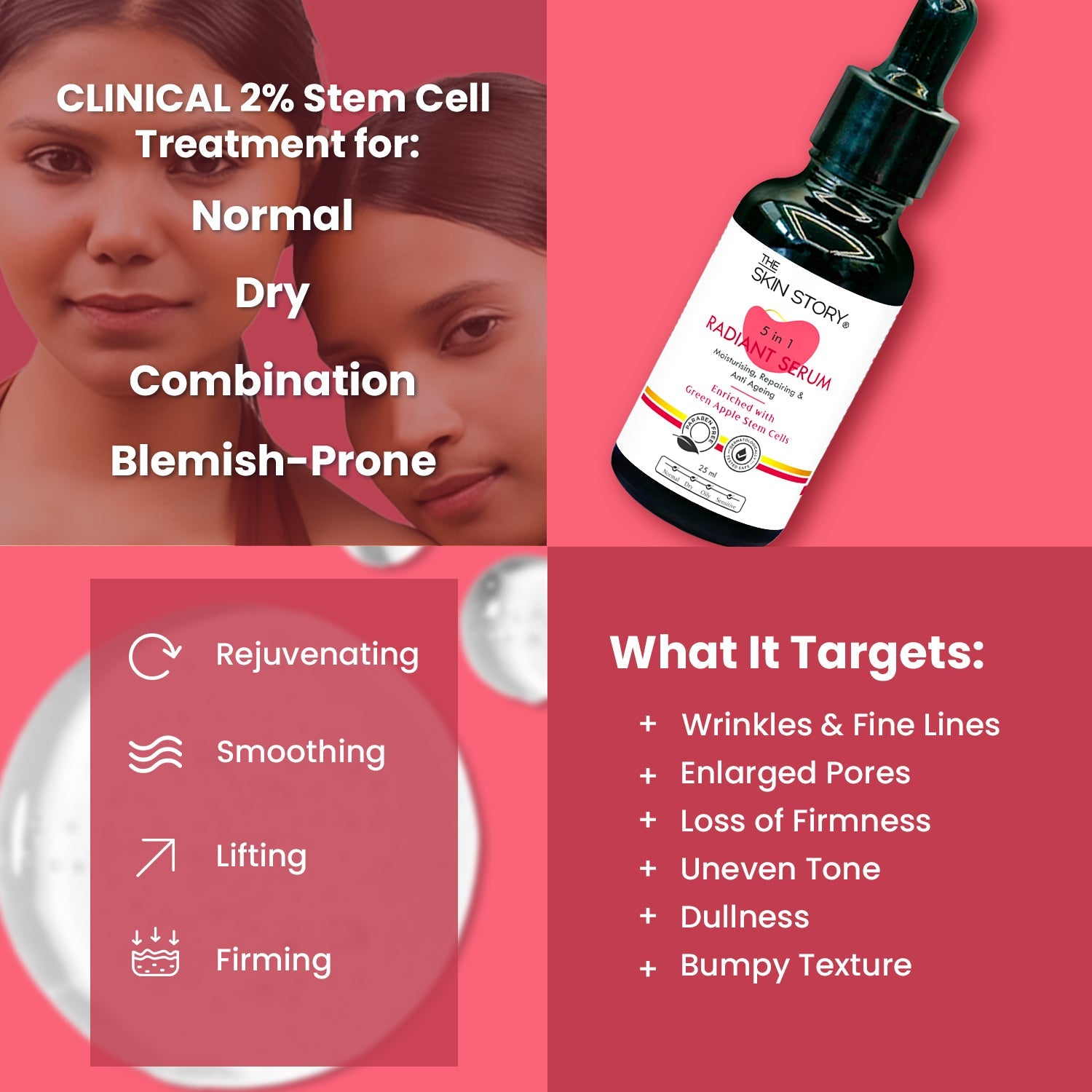 5 - in - 1 Radiant Anti - Aging Serum - The Skin Story -