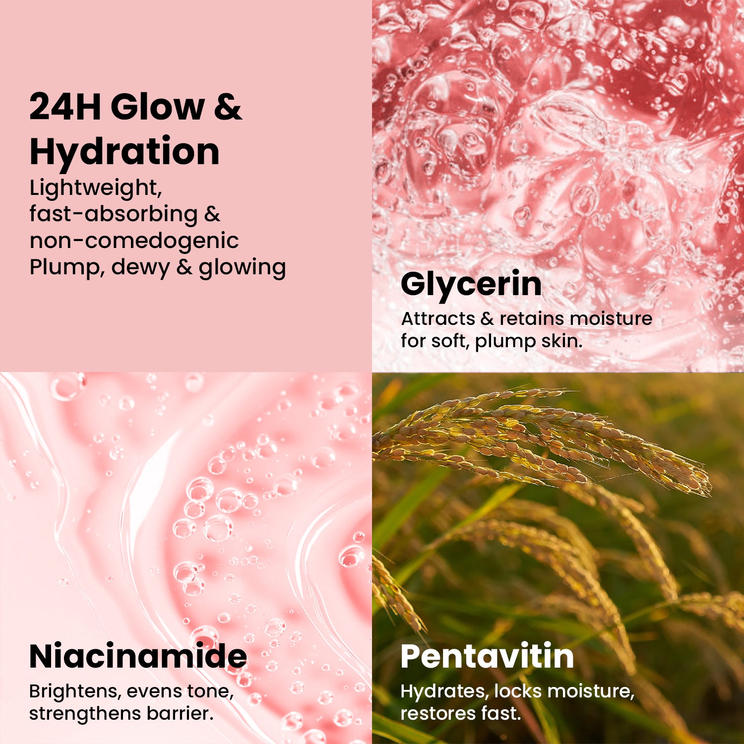 2% Niacinamide Oil Free Moisturiser for Glowing Complexion 24 hour hydration for plump dewy skin 50g