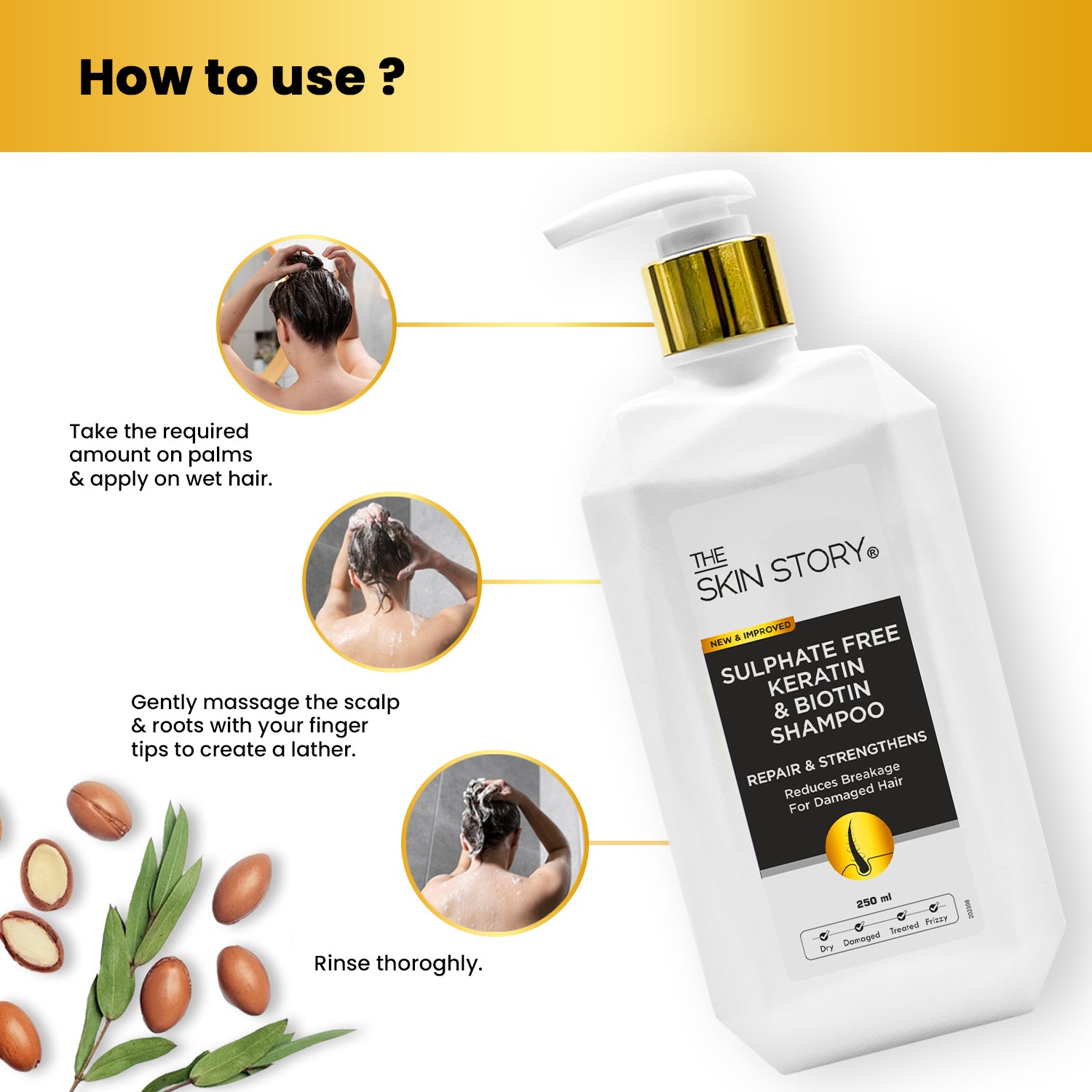 Sulphate Free Shampoo Damage Repair Duo