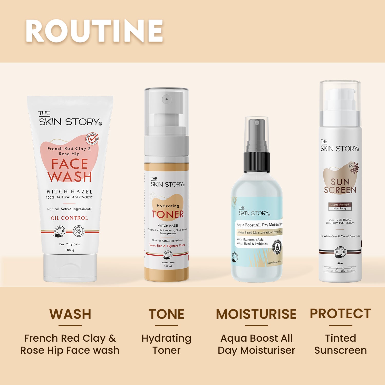 Oil Control Facewash | Sensitive & All Skin Types | French Red Clay & Rosehip | 100g