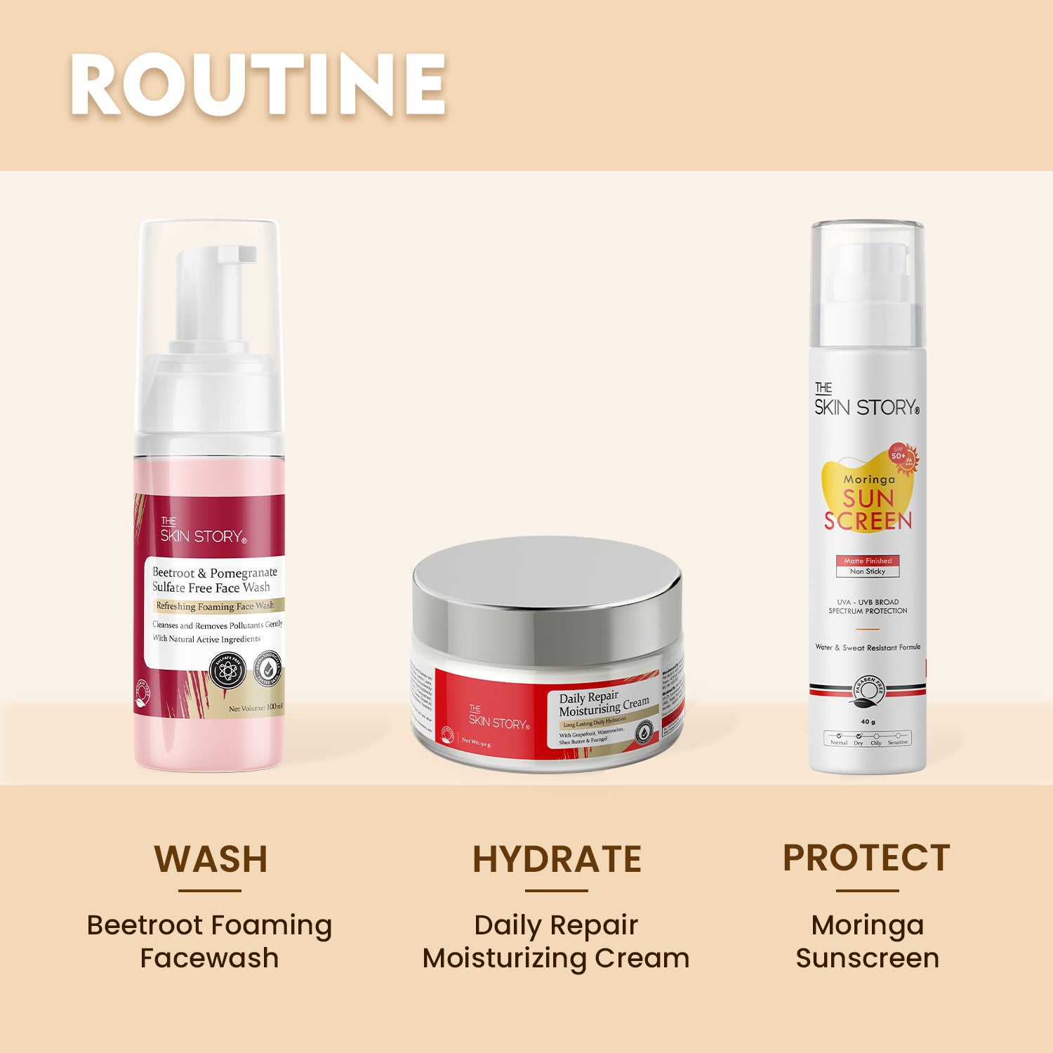 Pore Cleansing Foaming Facewash | Sensitive & All Skin Types | Beetroot & Pomegranate | Sulphate Free | 100ml