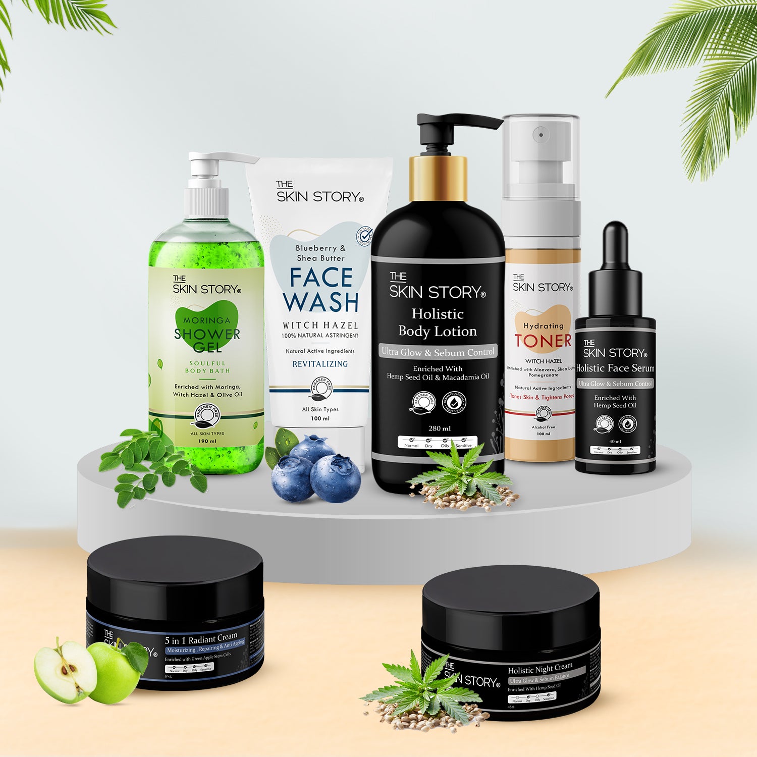 Holistic Night Cream | Ultra Glow & Sebum Control | Hemp Seed Oil | 45g