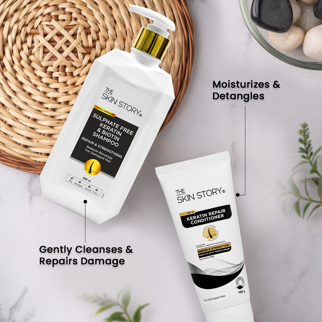 Sulphate Free Shampoo Damage Repair Duo