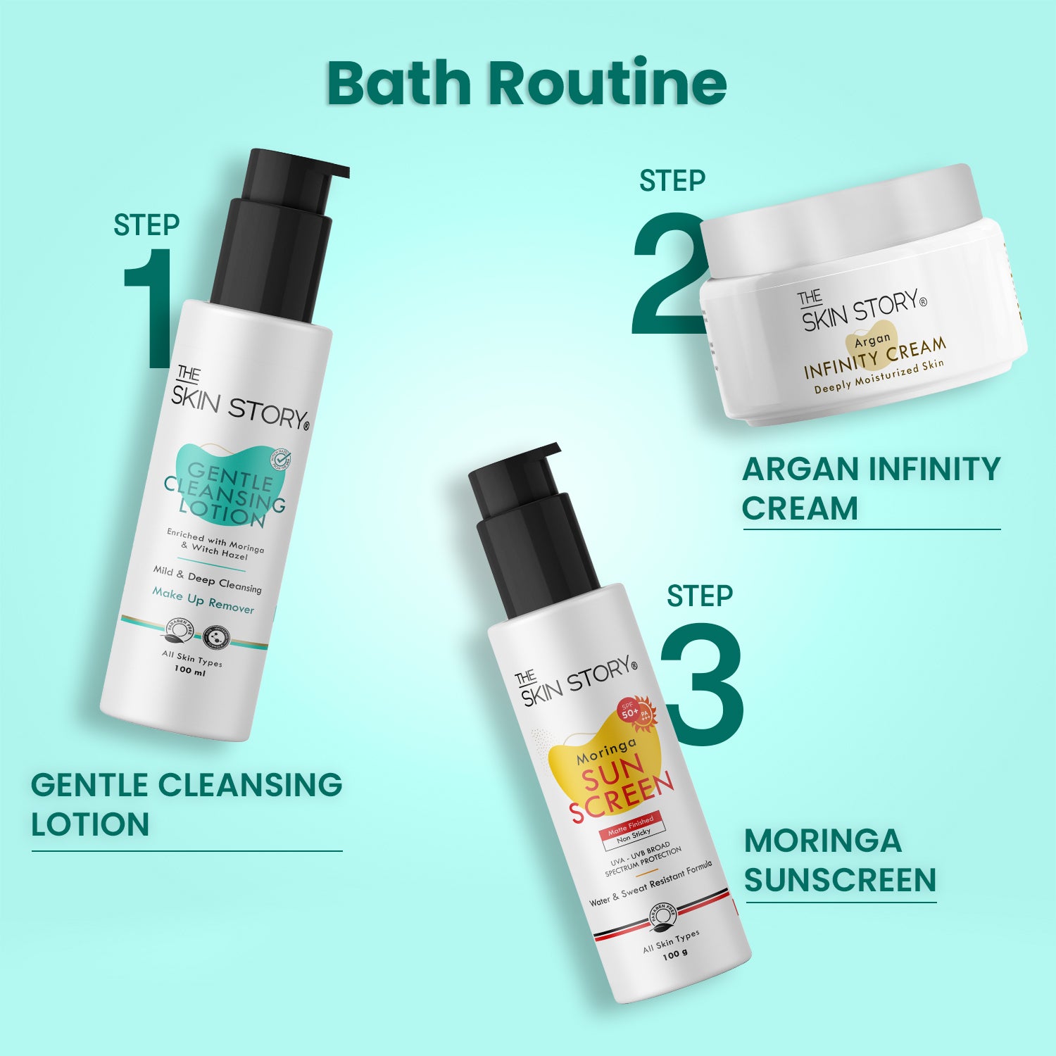 Gentle Cleansing Lotion | Nourishes & Hydrates | Moringa & Shea Butter | 100ml