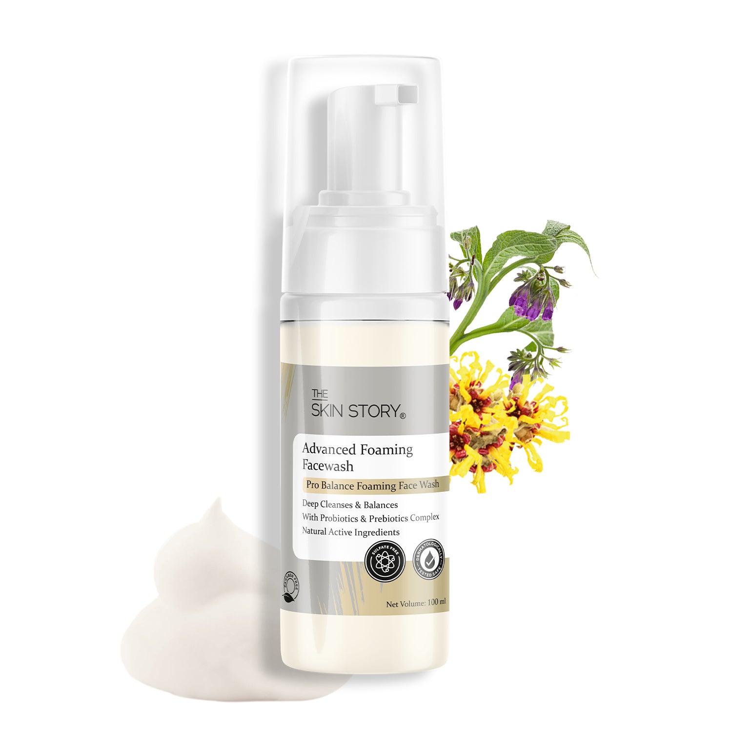 Deep Cleansing Foaming Facewash | Cleanses & Soothes | Ecoskin & Allantoin | 100ml