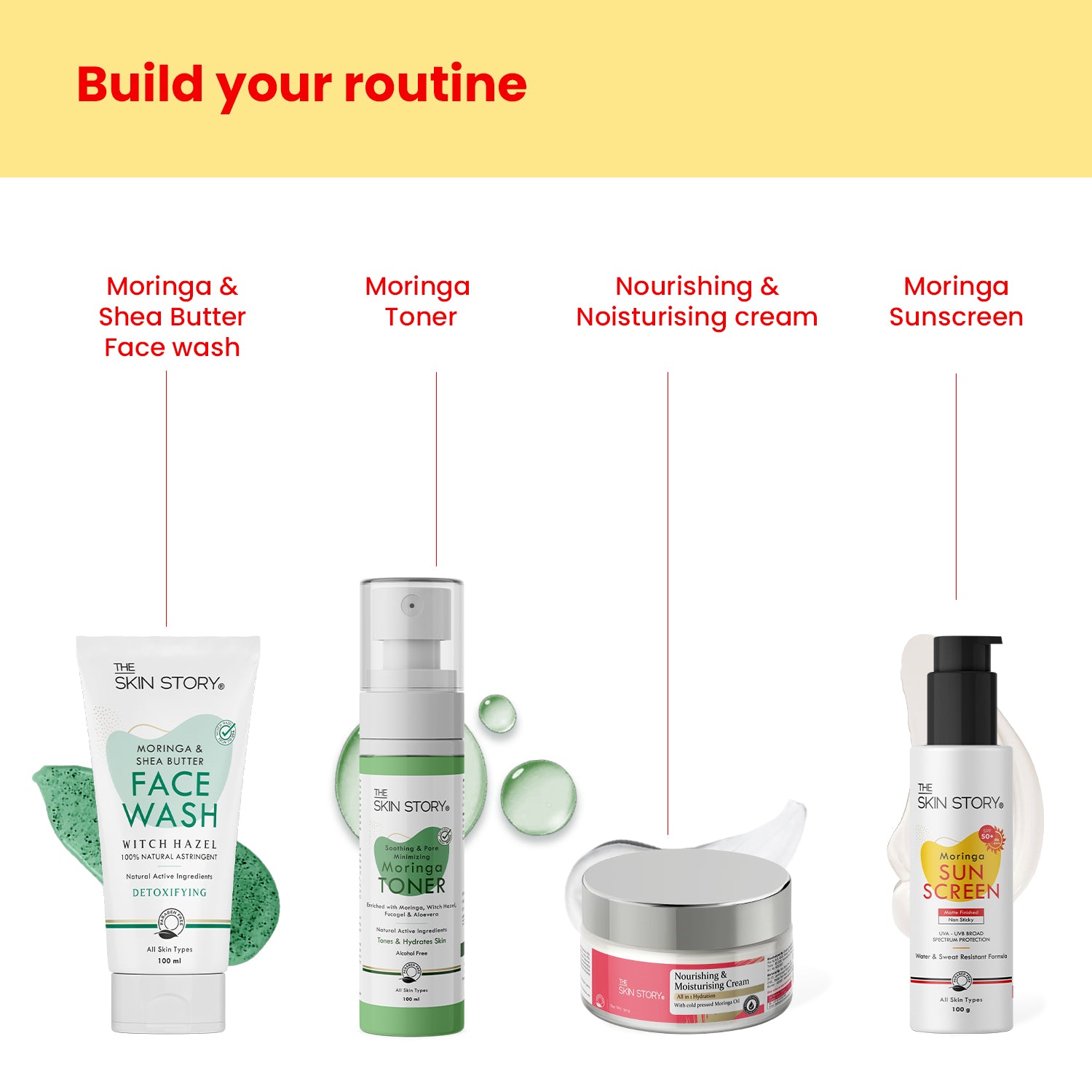 Broad Spectrum Sunscreen SPF 50 | UVA/UVB Protection & Moisture Lock | Moringa Oil | 100g