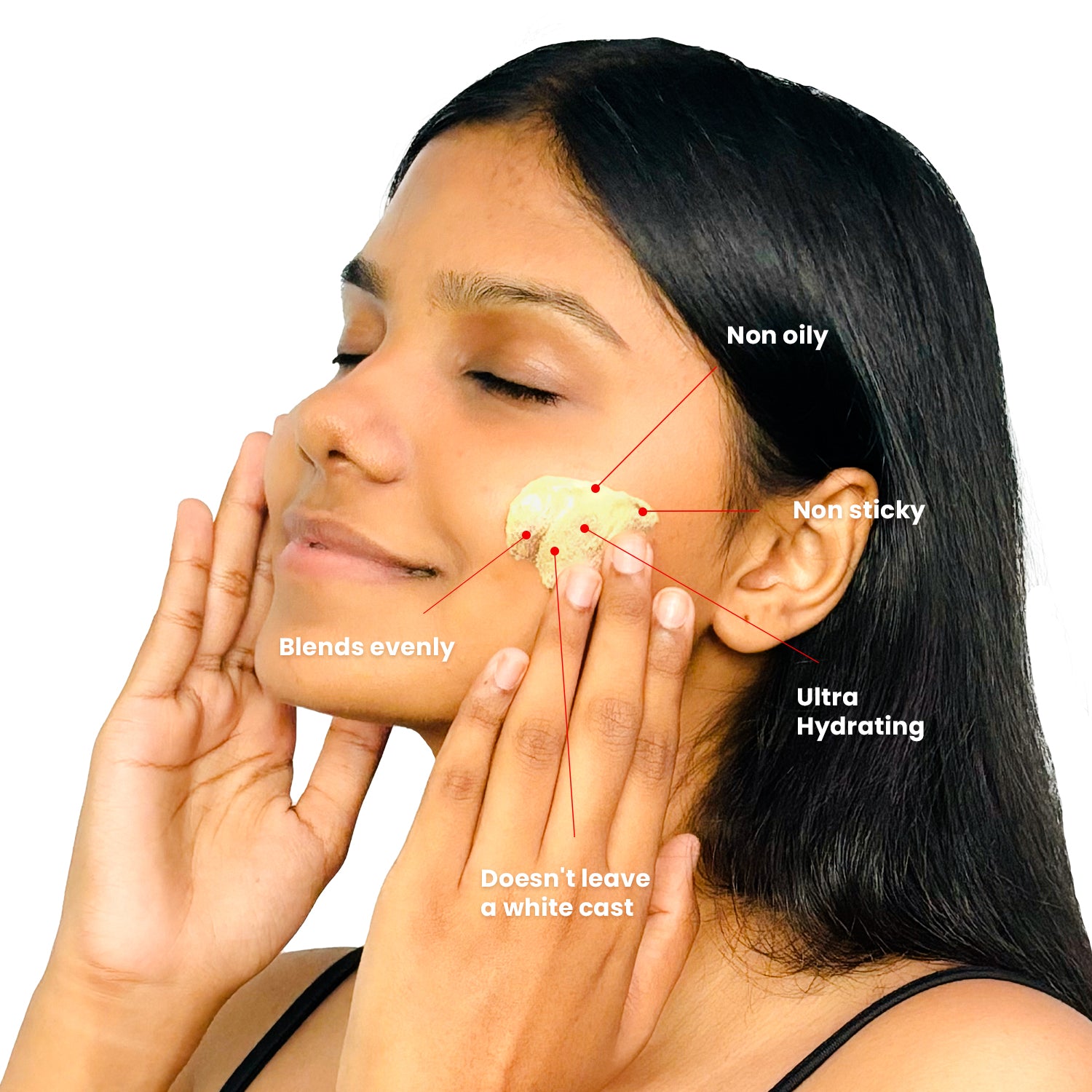 Broad Spectrum Sunscreen SPF 50 | UVA/UVB Protection & Moisture Lock | Moringa Oil | 100g