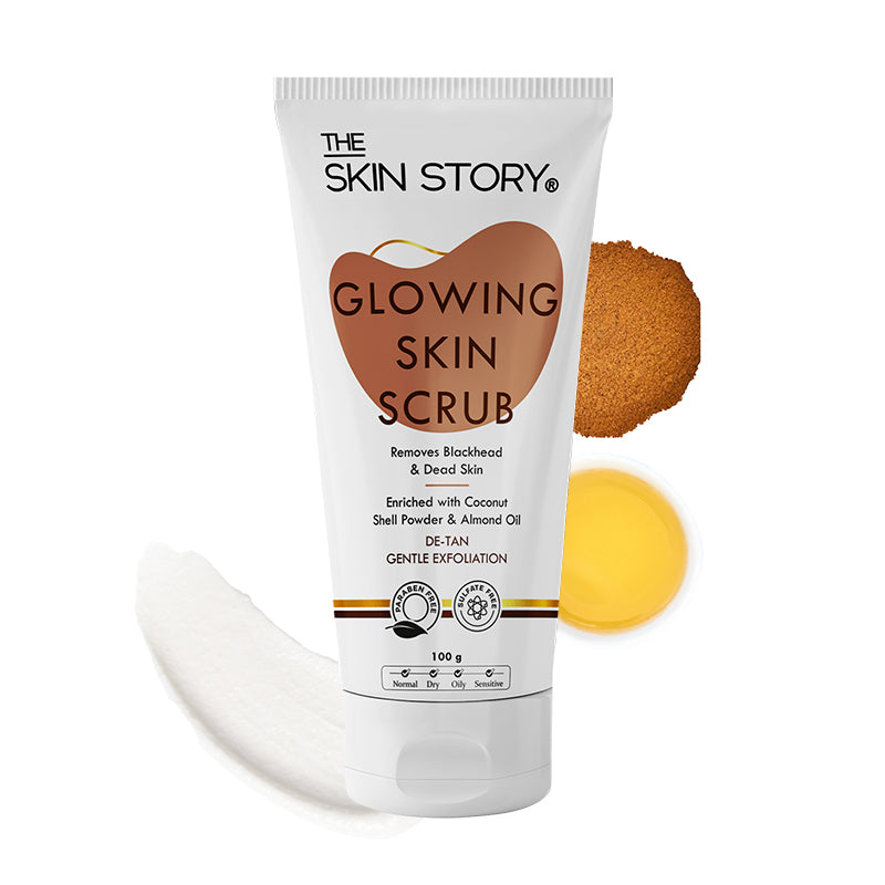 Glowing Skin Scrub | Deep Exfoliation & Brightening | Smooth, Radiant Skin | 100g