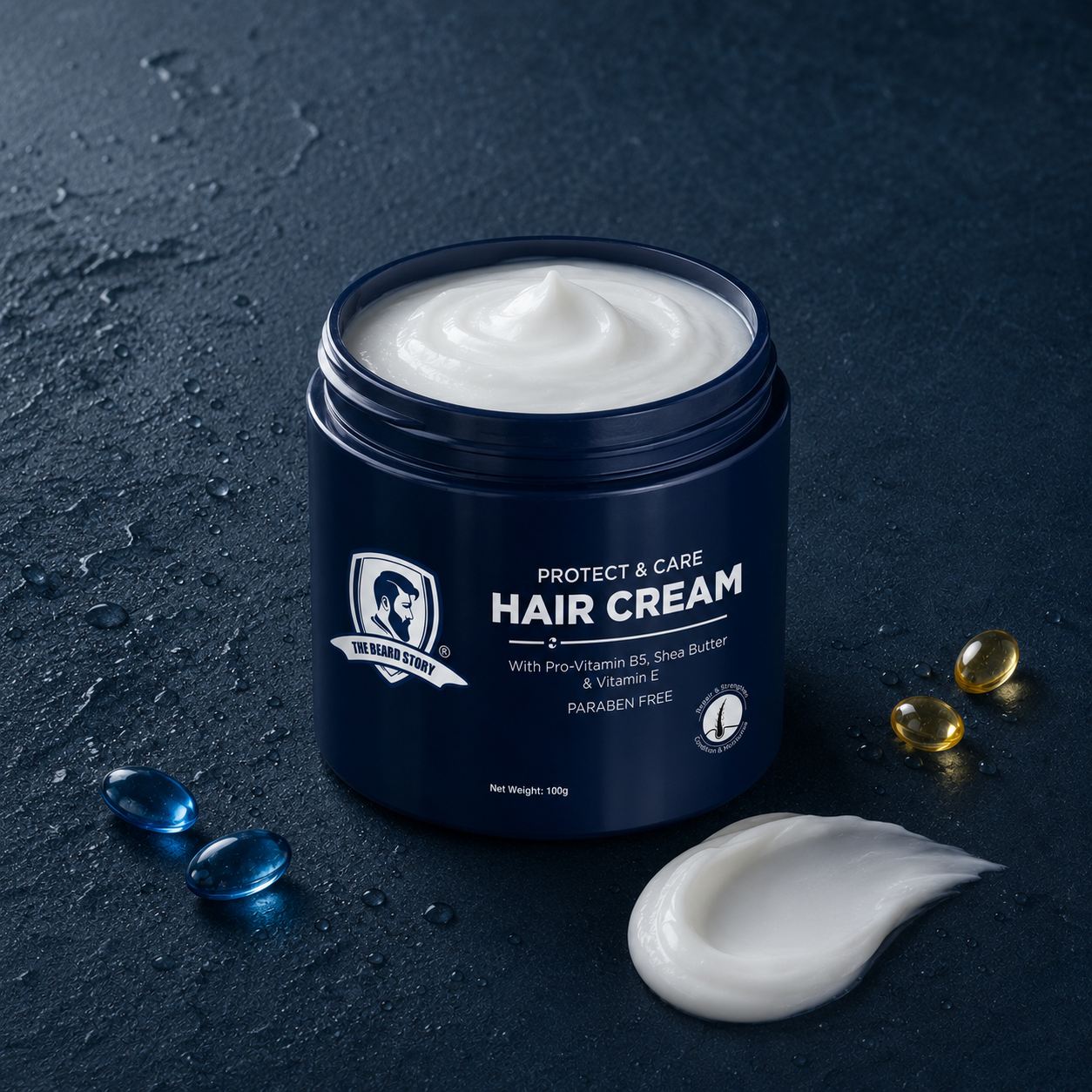 Mens Hair Cream UV Protect 100g