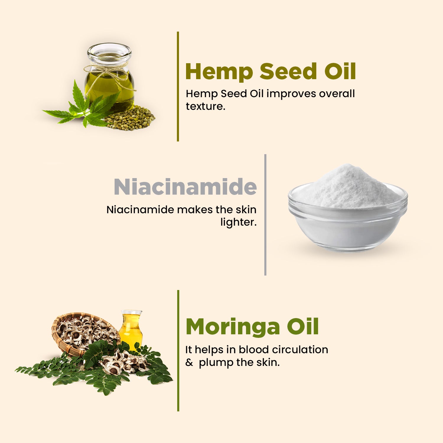 Holistic Night Cream | Ultra Glow & Sebum Control | Hemp Seed Oil | 45g