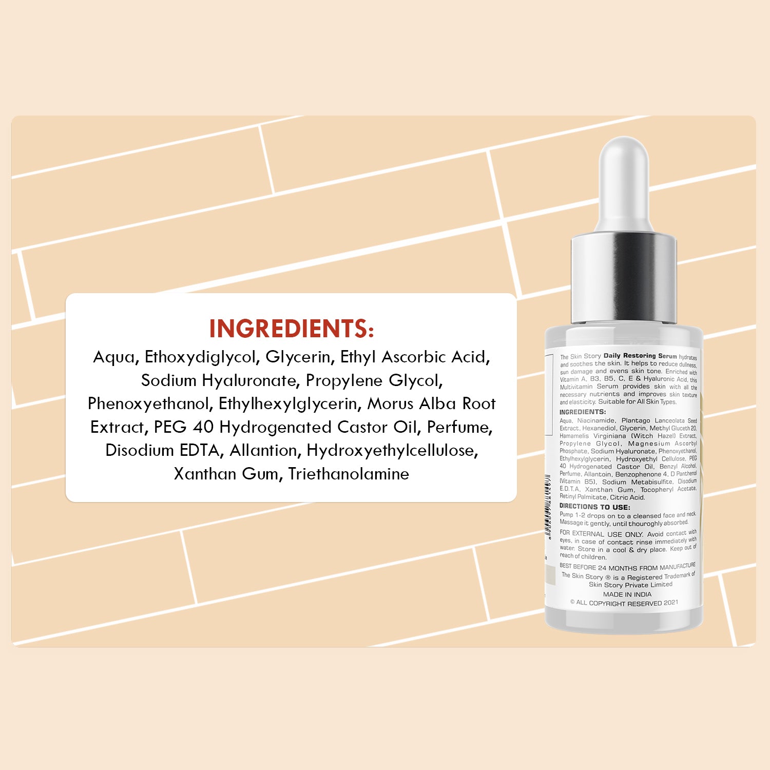 5 in 1 Daily Repair Face Serum | Repairs Skin Damage | 10% Vitamin C | 40ml