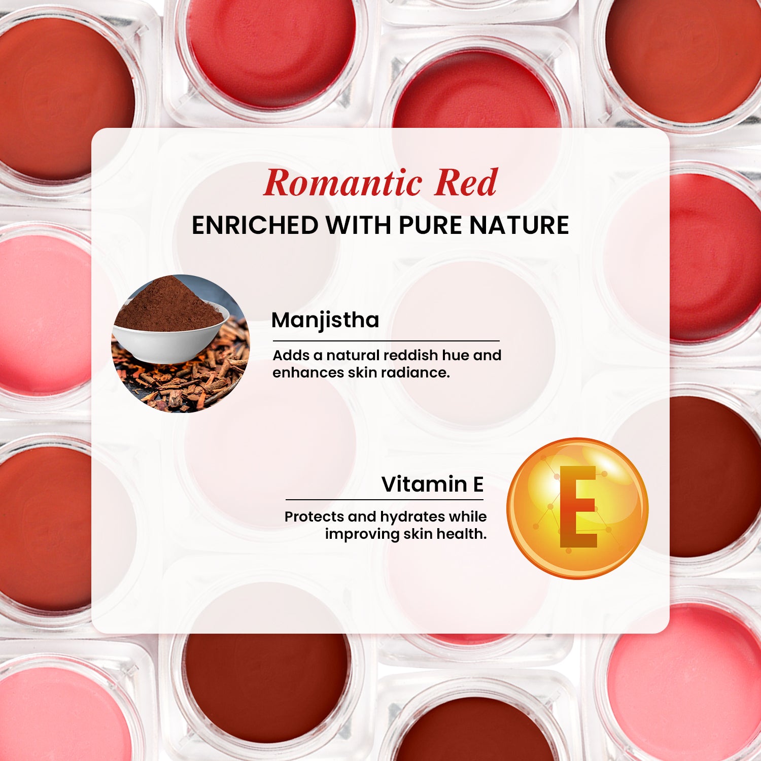 The Skin Story Lip & Cheek Tint Romantic Red, 3g