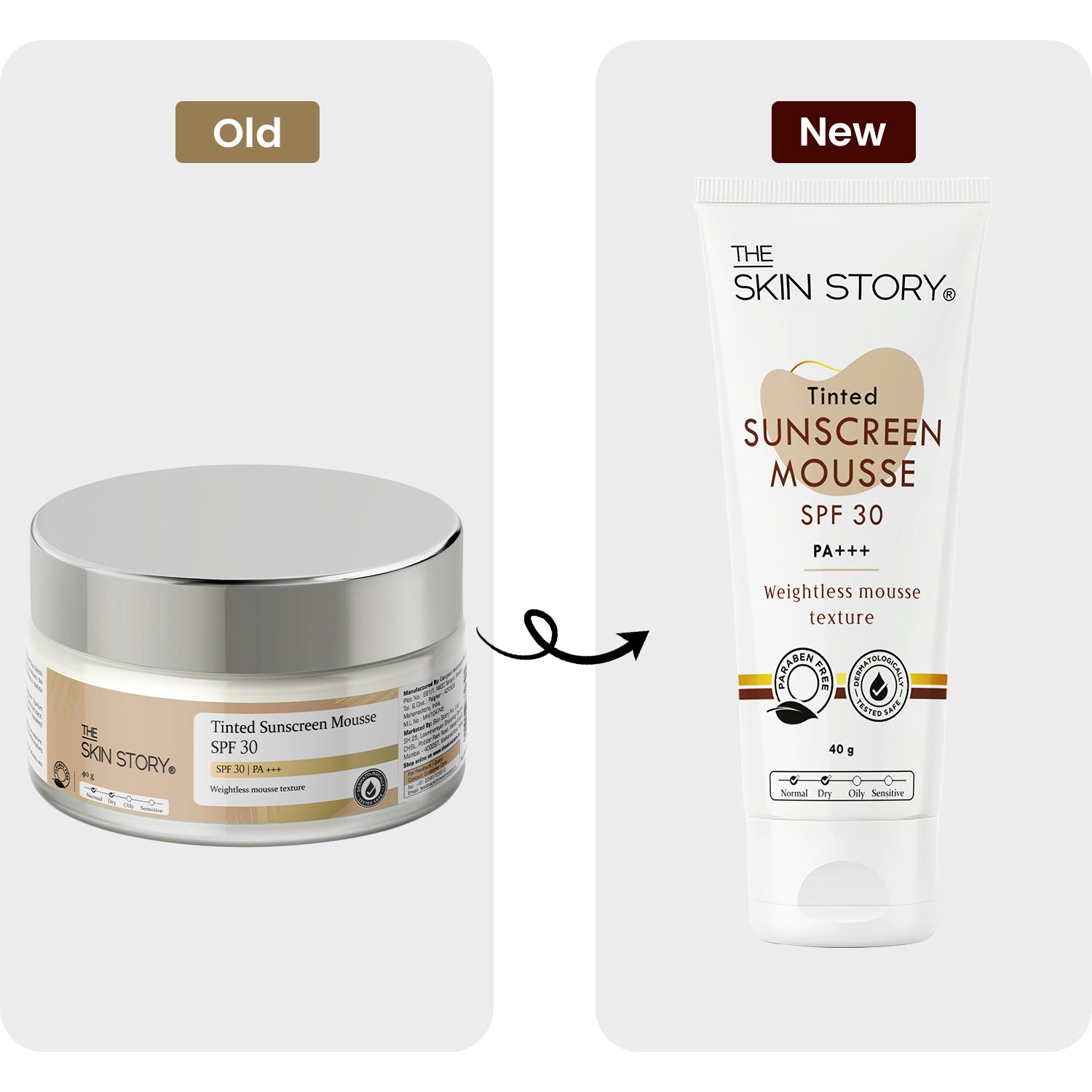 Tinted Sunscreen Mousse | SPF 30 | Protects & Enhances Skin Tone | 40g