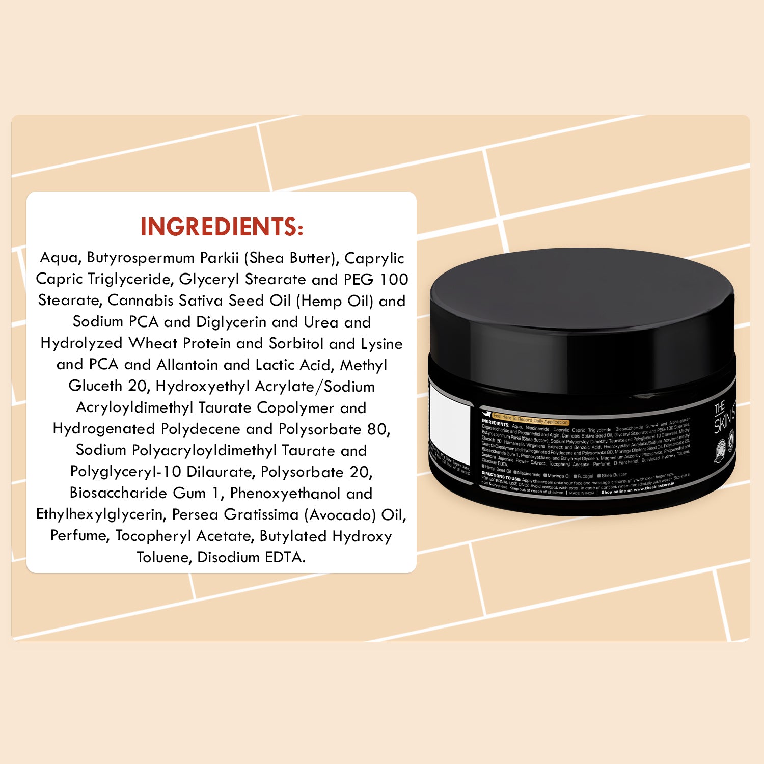Holistic Night Cream | Ultra Glow & Sebum Control | Hemp Seed Oil | 45g