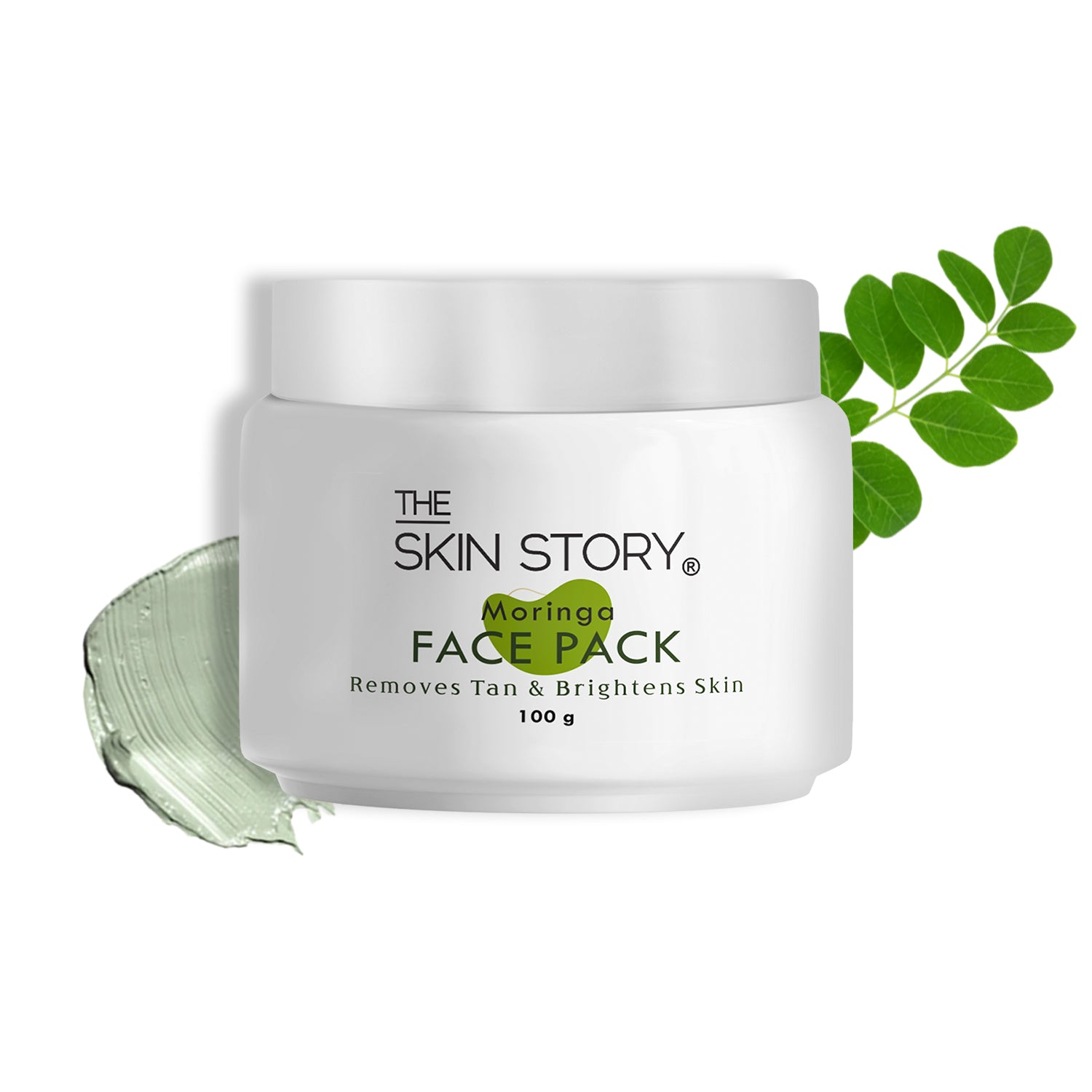 Moringa Purifying Face Pack | Removes Tan & Controls Excess Oil | Brightens & Revitalizes Skin | 100g