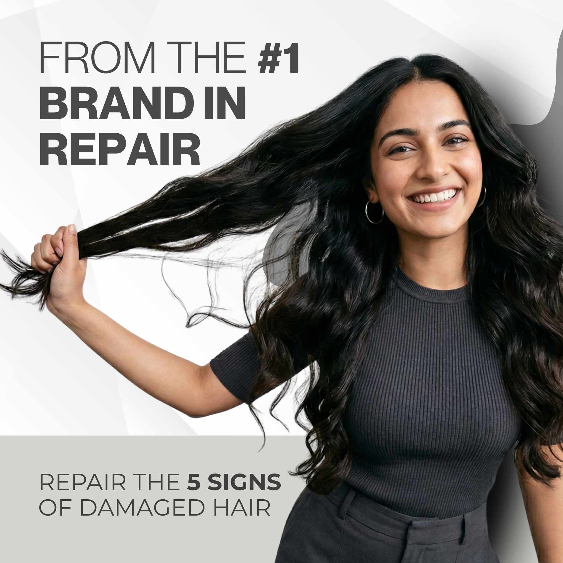 Damaged Hair 3 steps-Sulphate Free Shampoo+Conditioner+Heat Protectant Serum