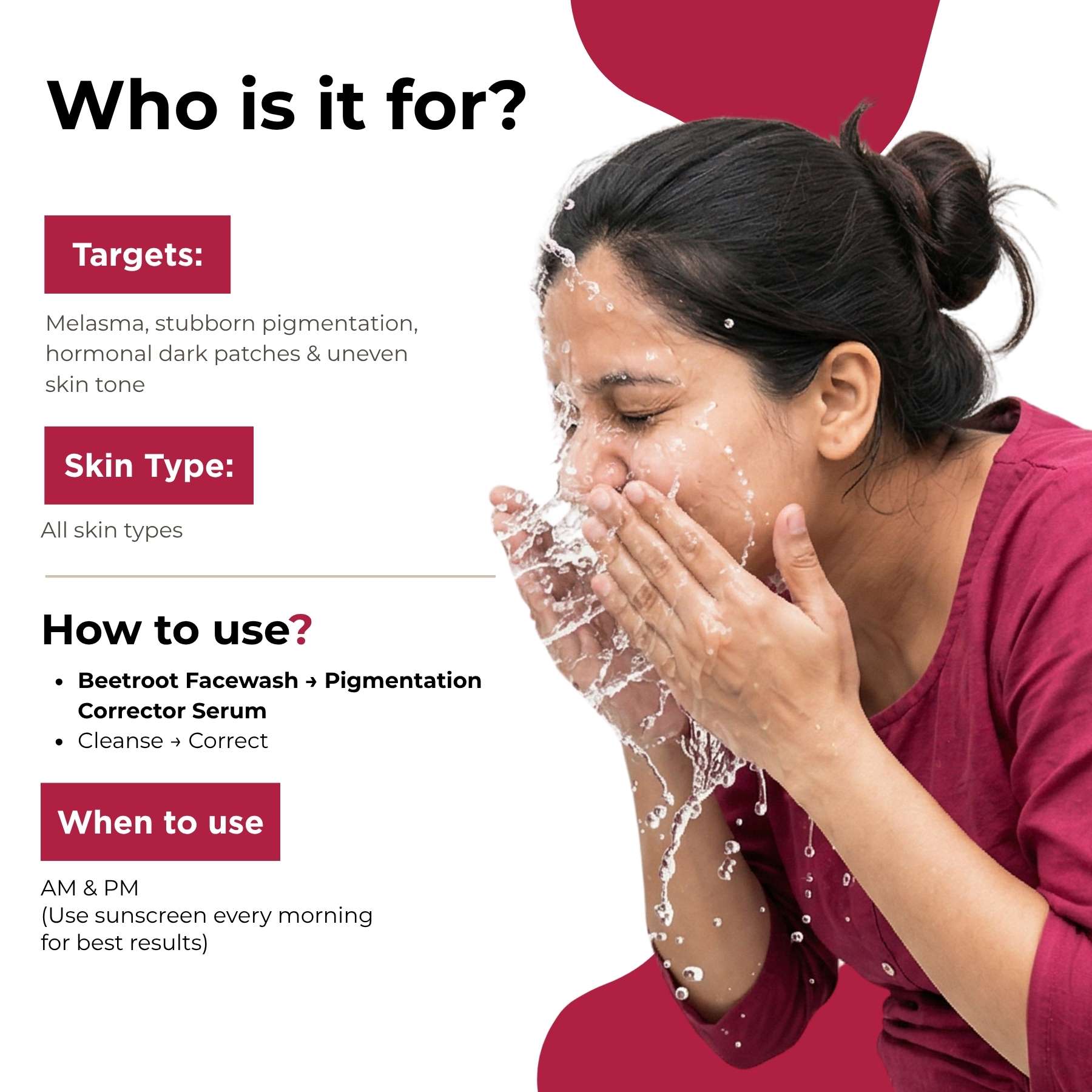 Melesma 2 Steps-Facewash+Serum