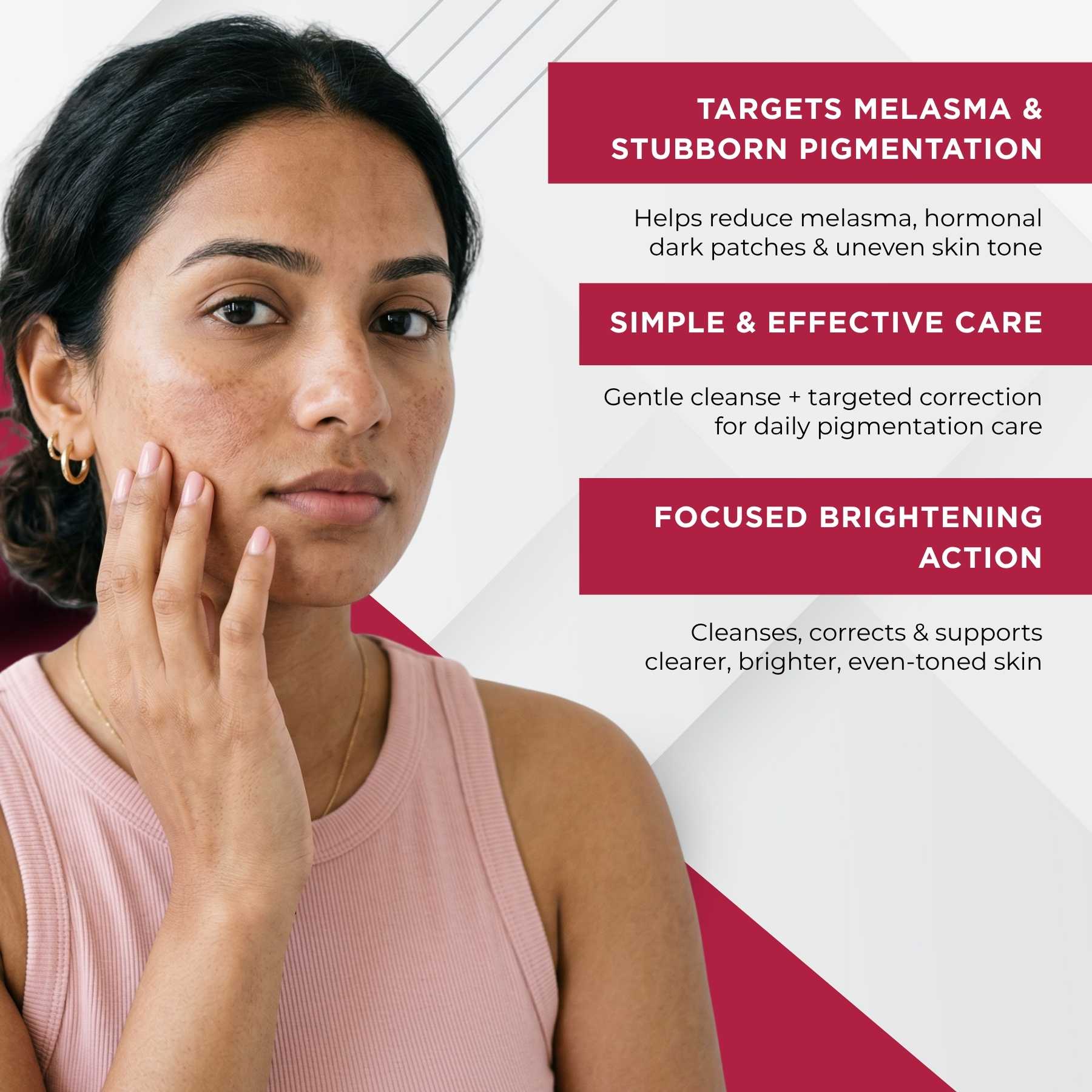 Melesma 2 Steps-Facewash+Serum