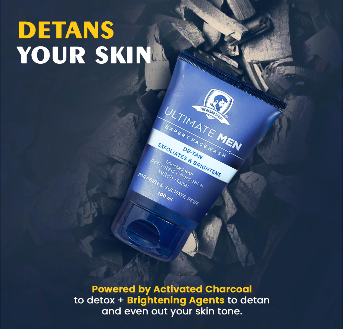 Activated Charcoal Face Wash Anti Pollution & De-tan 100g