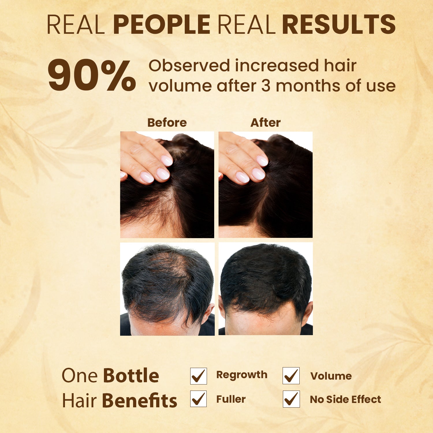 Ayurvedic Hair Growth Oil Strengthens Roots & Promotes Healthy Hair Amla, Brahmi & Bhringraj 100ml