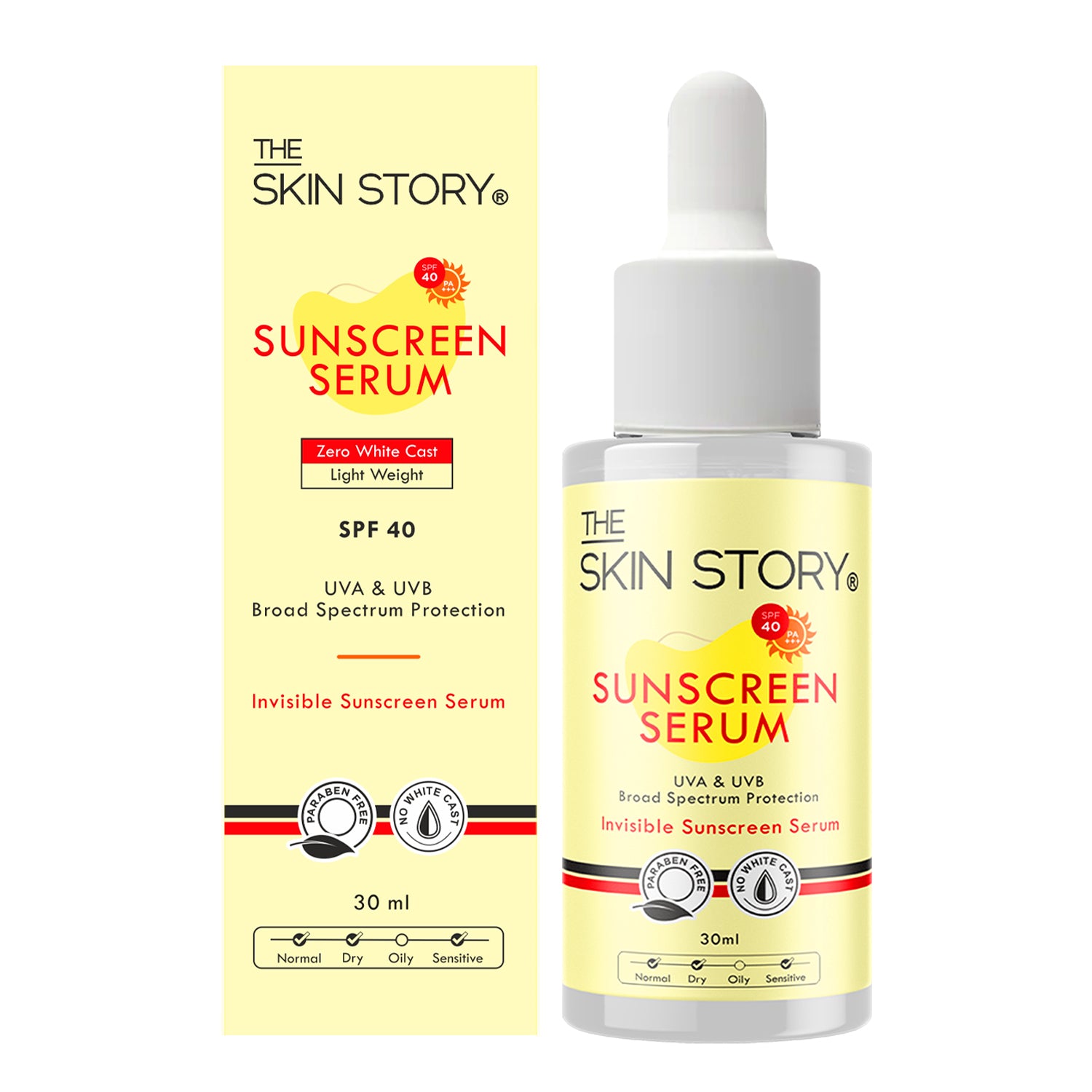 Liquid Sunscreen Serum SPF 40 PA+++
