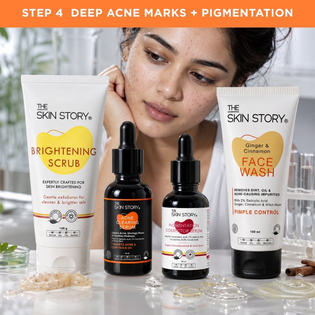 Acne Pigmentation Repair Regime – Deep Spot Correction Routine - The Skin Story -