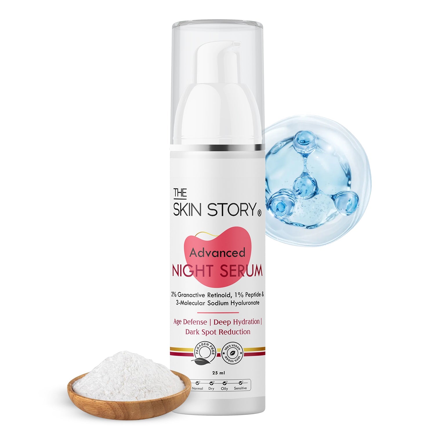 Advanced Retinol Night Repair Serum - The Skin Story - Face Serum