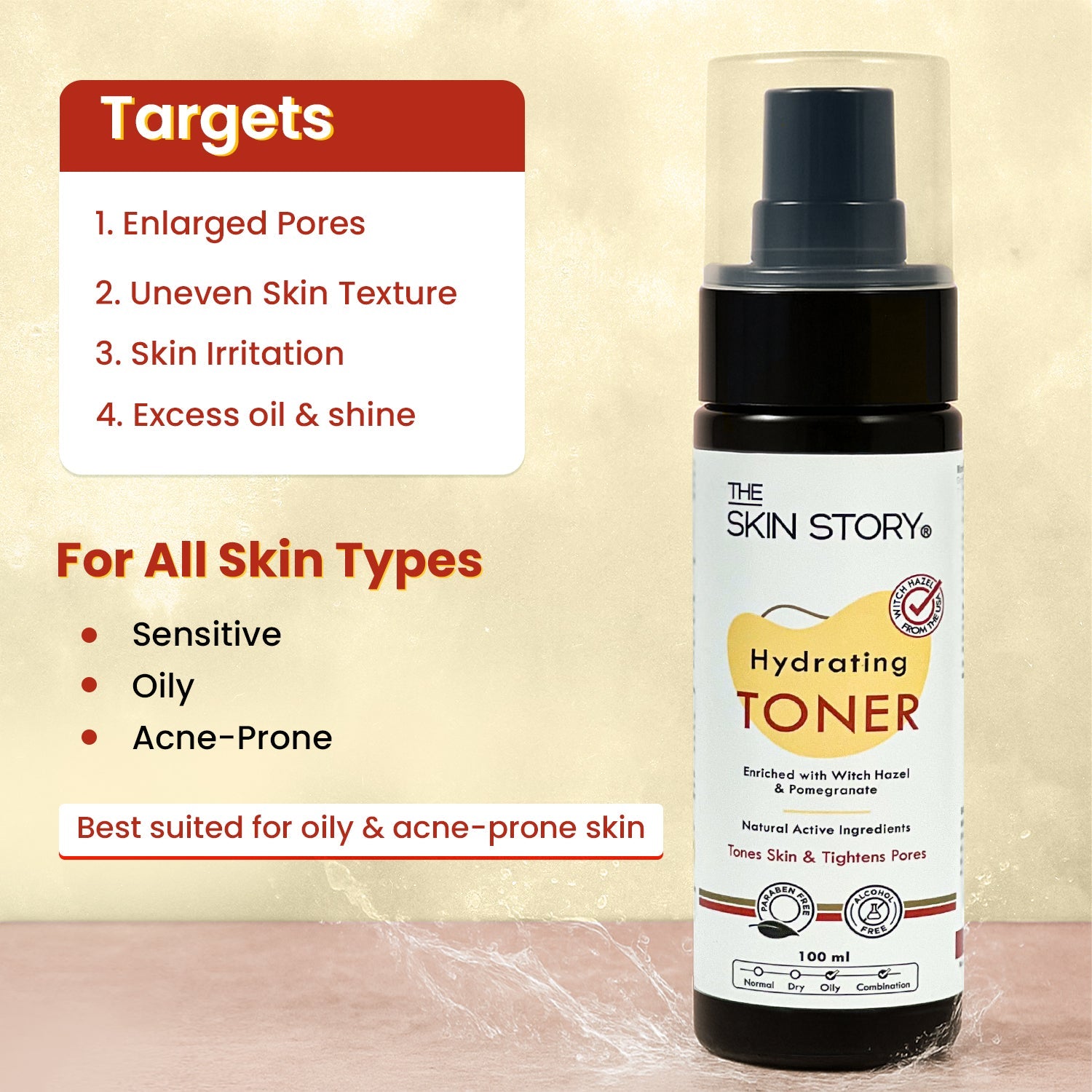 Anti - Acne & Pimple Set - The Skin Story - Face Pack