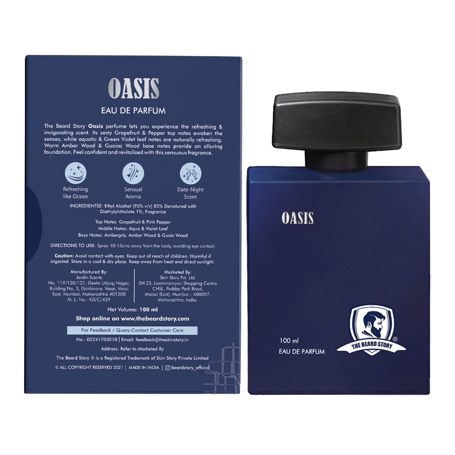 Aqua Date Night Oasis Eau De Perfume 100 ml - The Skin Story -
