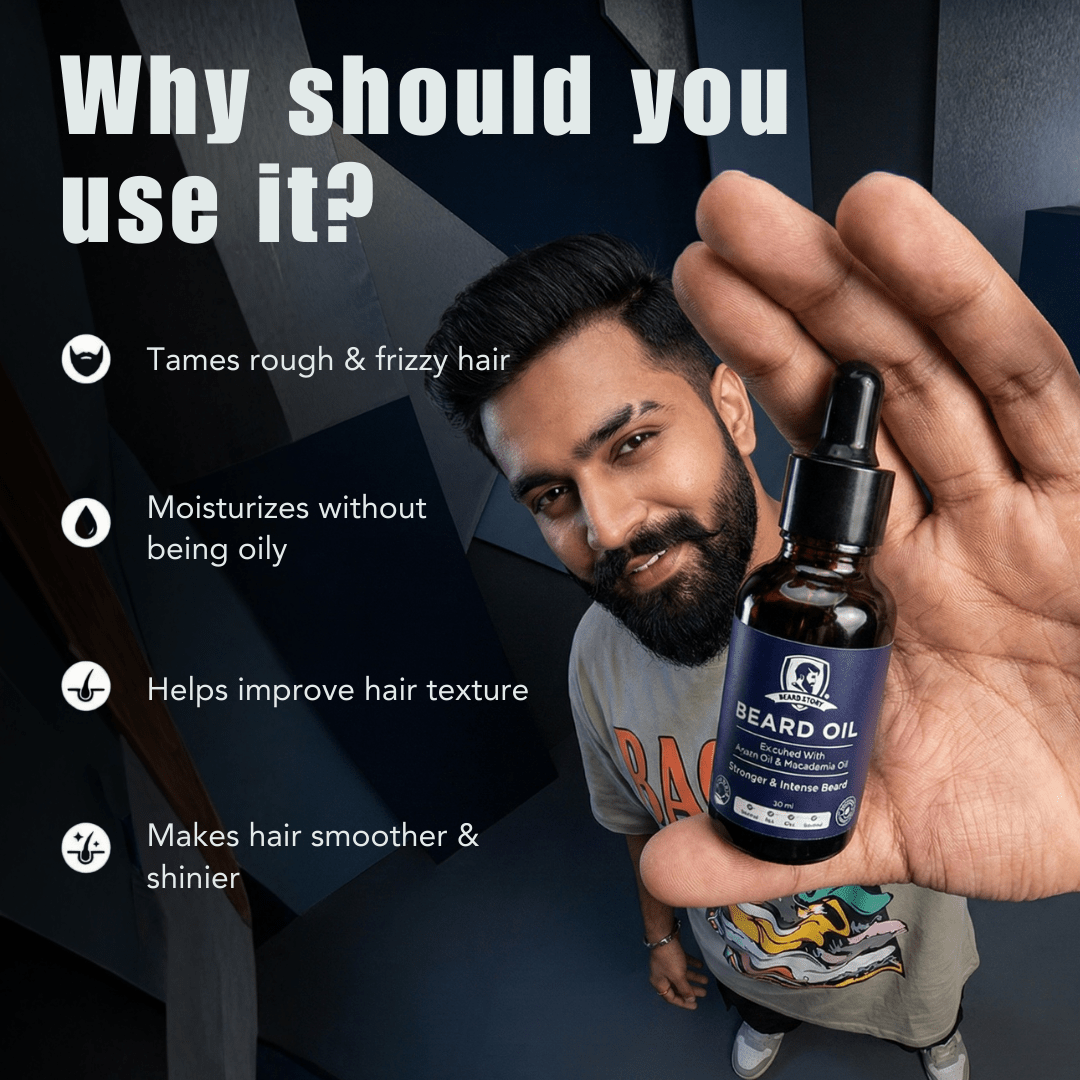 Beard Growth Oil 30ml - The Skin Story - Beard Care