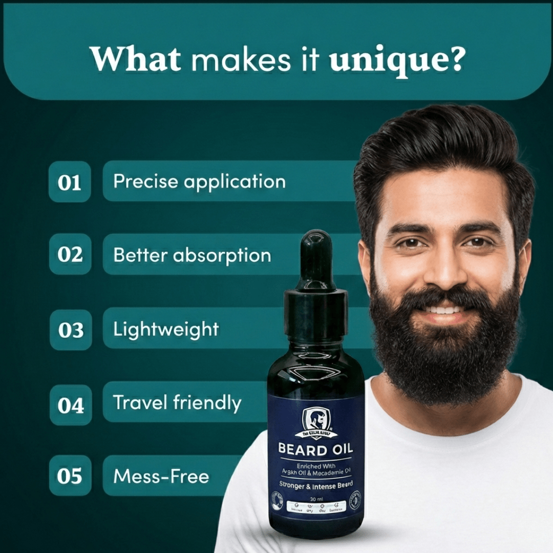 Beard Growth Oil 30ml - The Skin Story - Beard Care