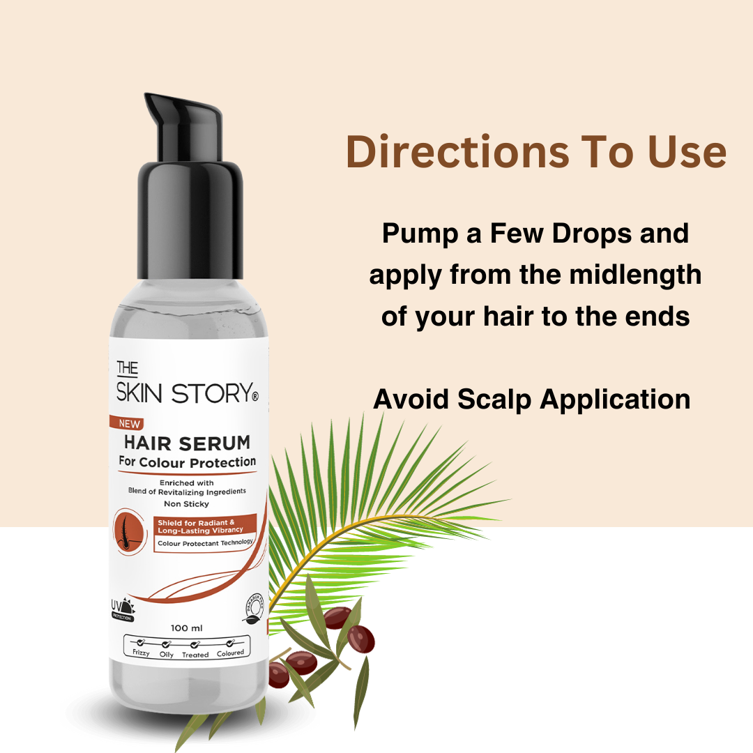 Colour Protect Hair Serum Nourishes & Shields Colour-Treated Hair Jojoba Oil, Olive Oil & Argan Oil 100ml