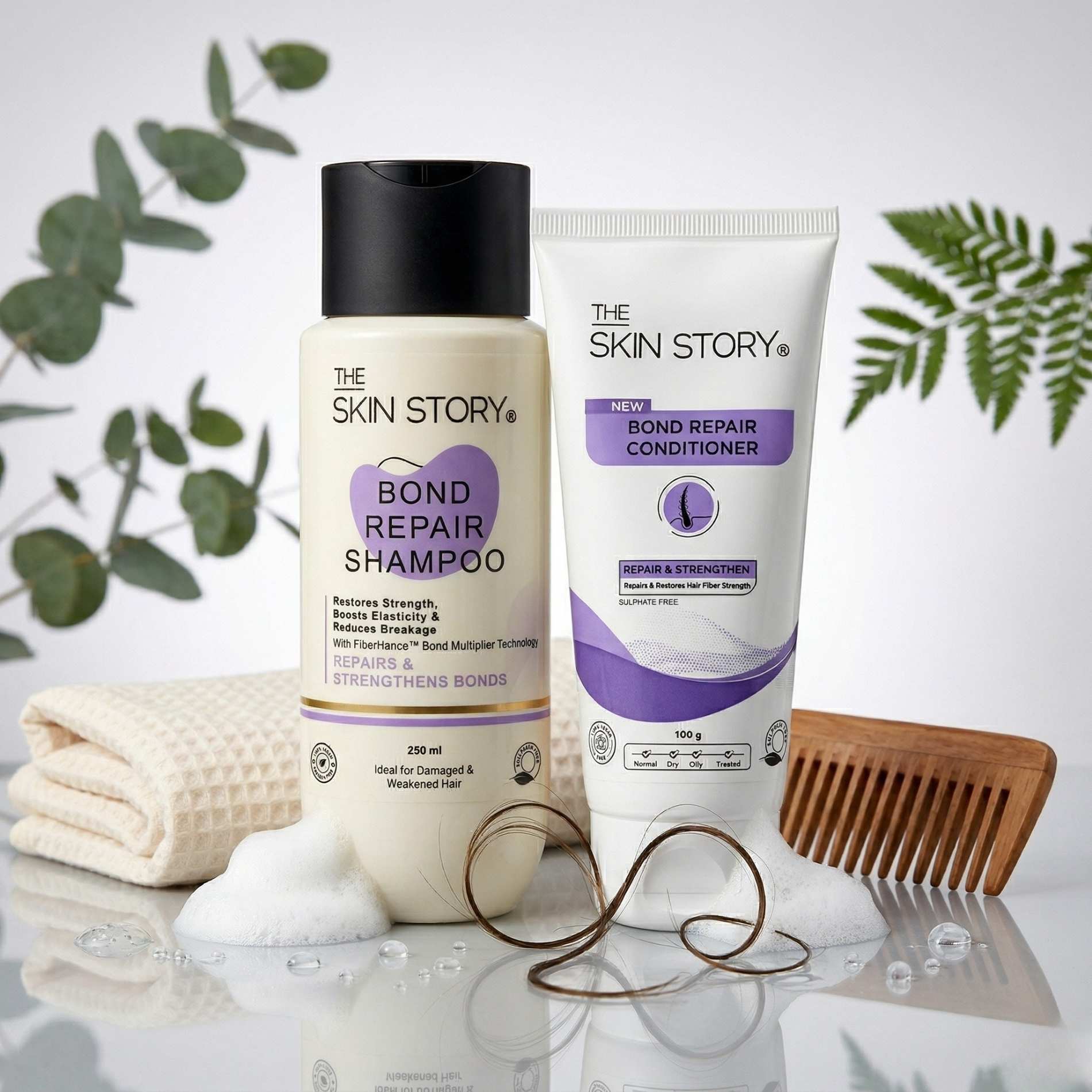 BOND REPAIR 2 steps - Shampoo+Conditioner - The Skin Story -