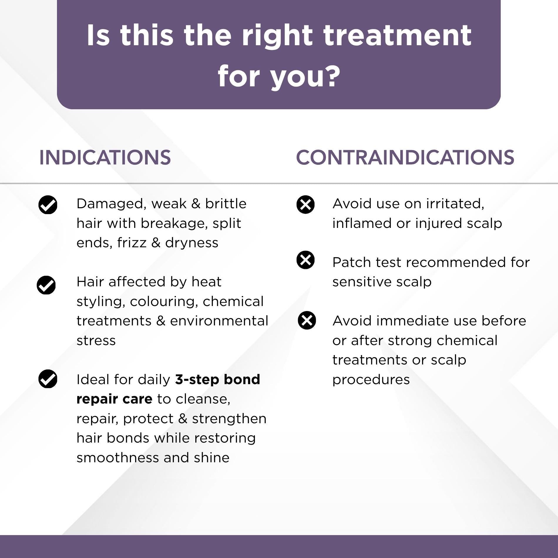 Bond Repair 3 steps - Shampoo+Conditioner+Heat Protectant Serum - The Skin Story -