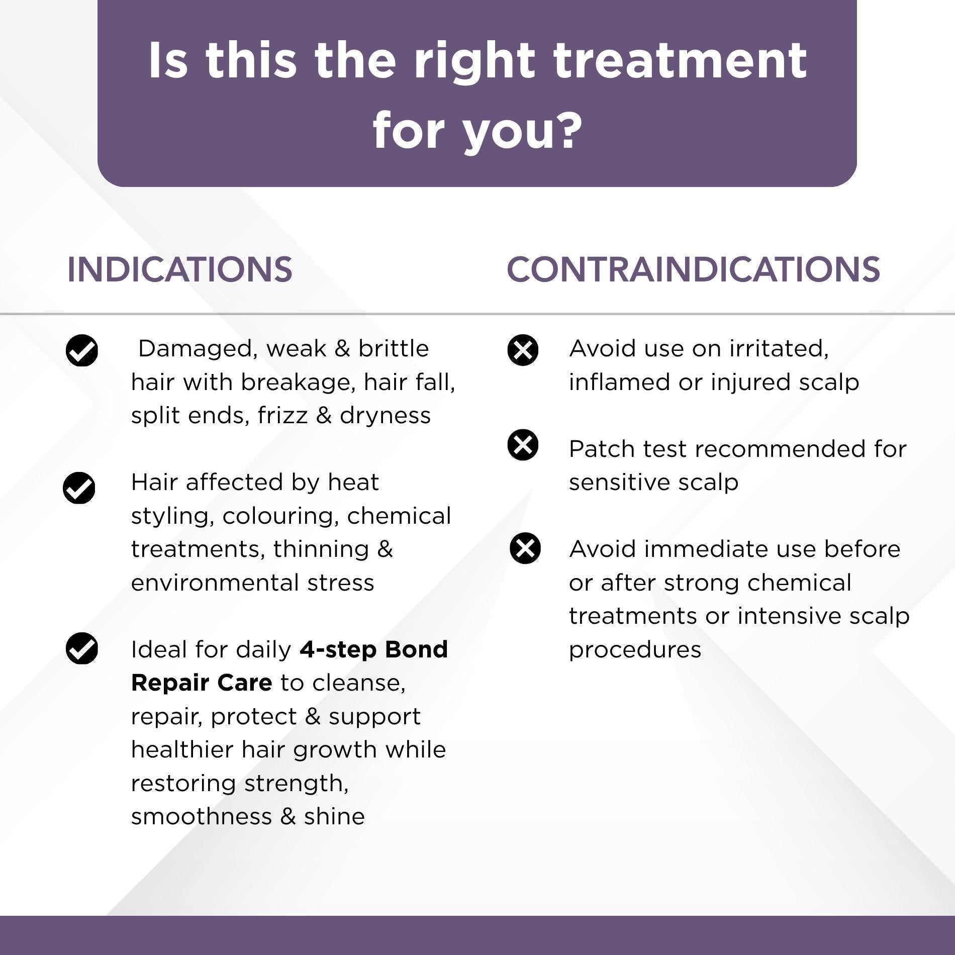 Bond Repair 4 steps - Shampoo+Conditioner+Heat Protection Serum+Hair Growth Serum - The Skin Story -