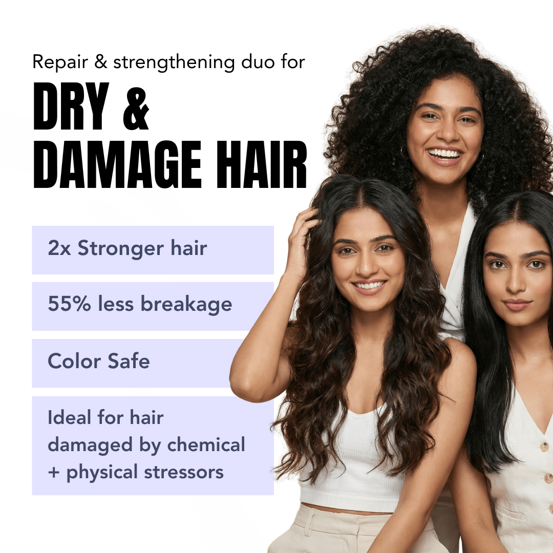 Bond Repair Range for Damaged Hair - The Skin Story - shampoo & Conditioner