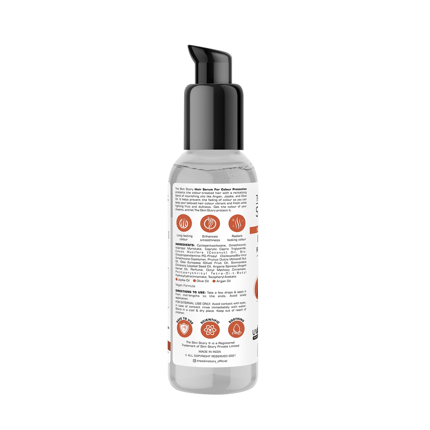 Colour Protect Hair Serum Nourishes & Shields Colour-Treated Hair Jojoba Oil, Olive Oil & Argan Oil 100ml