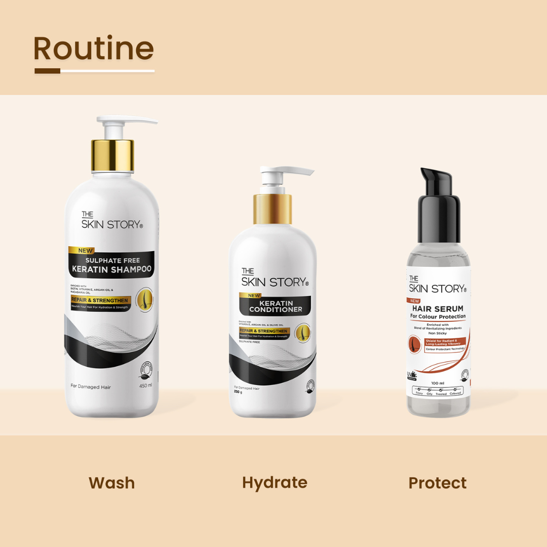 Colour Protect Hair Serum Nourishes & Shields Colour-Treated Hair Jojoba Oil, Olive Oil & Argan Oil 100ml