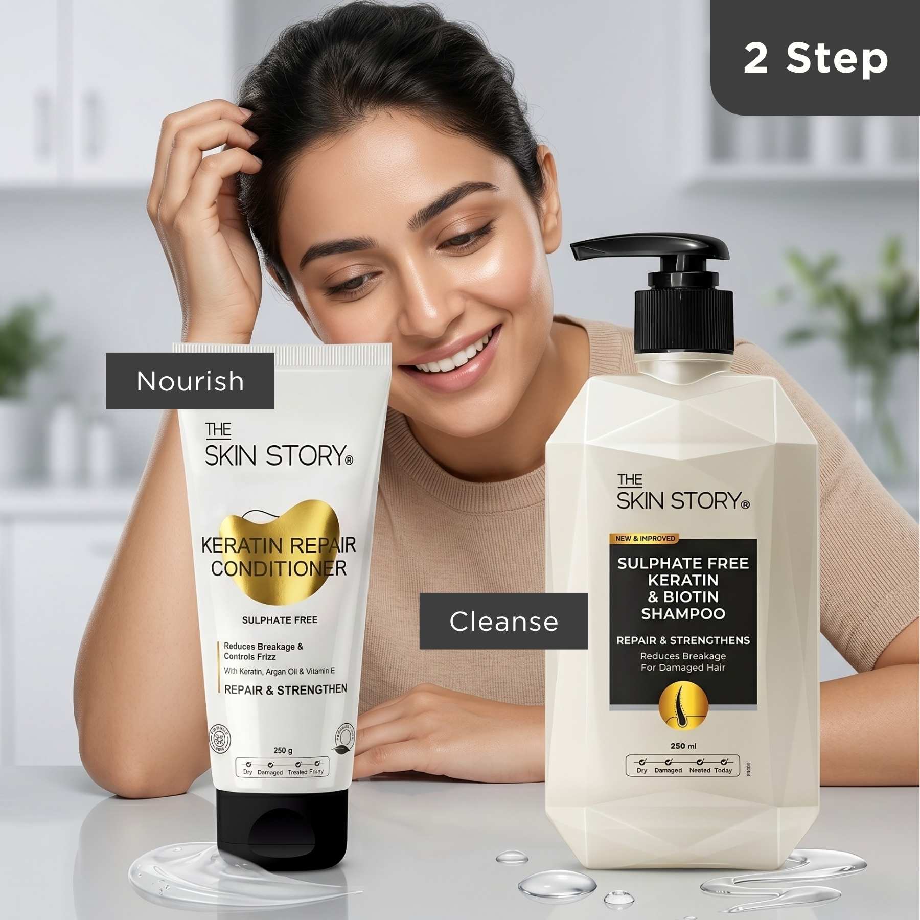 Damage Repair Essential Regime – Chemically Treated Hair Care - The Skin Story -