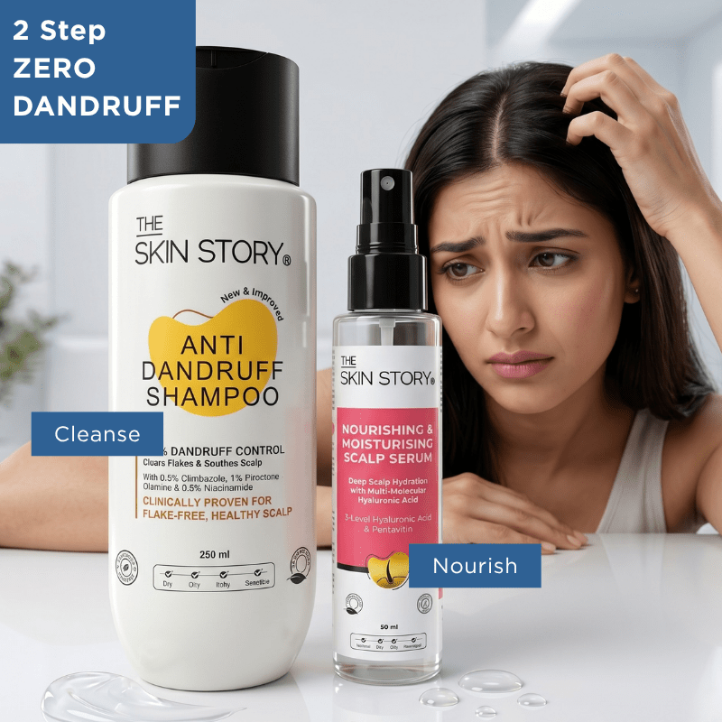 Dandruff Control Regime – Scalp Clarifying Care - The Skin Story -