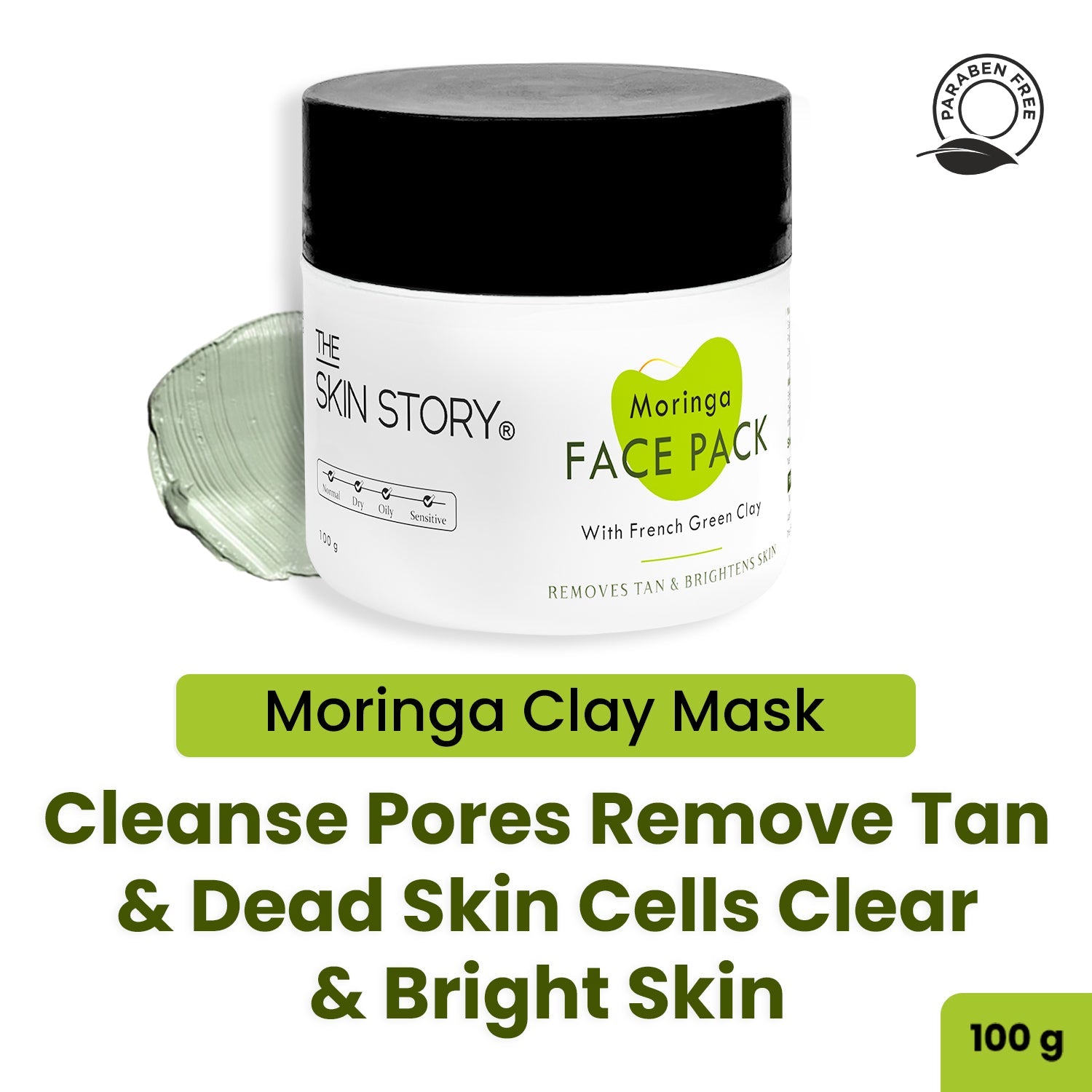 De - Tan Face Pack - The Skin Story - Face Pack